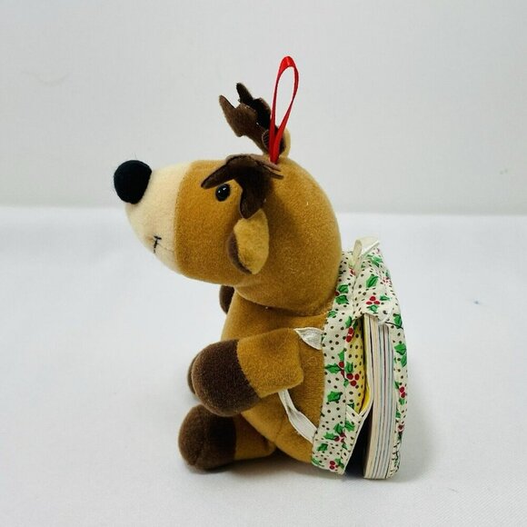 Christmas Little Reindeer Plush Book Mini Picture Bedtime Kid Nursery Storytime - Picture 3 of 12